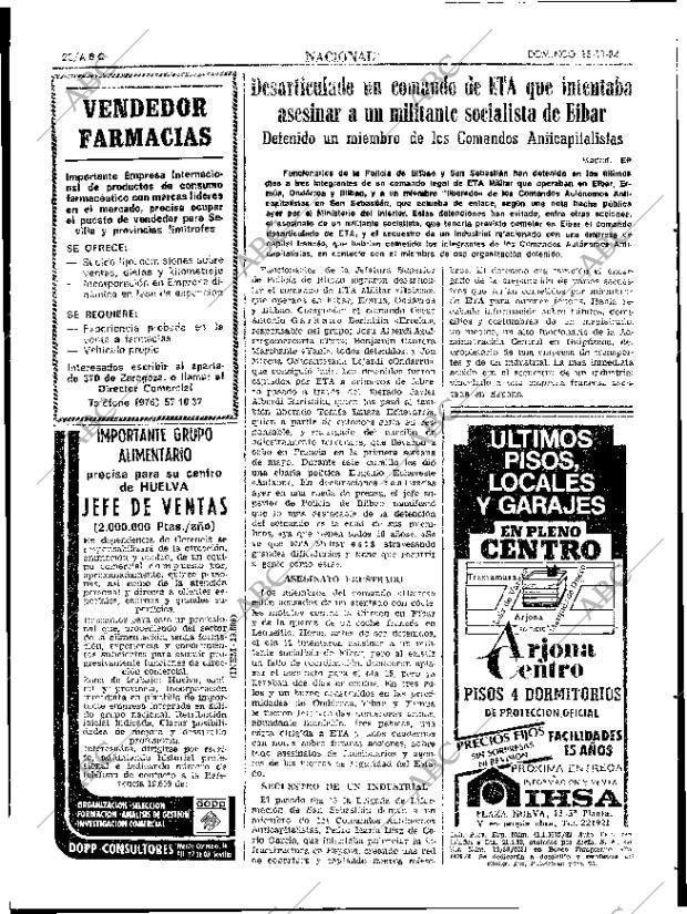 ABC SEVILLA 18-11-1984 página 22