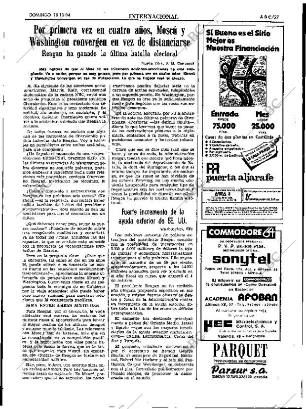ABC SEVILLA 18-11-1984 página 27