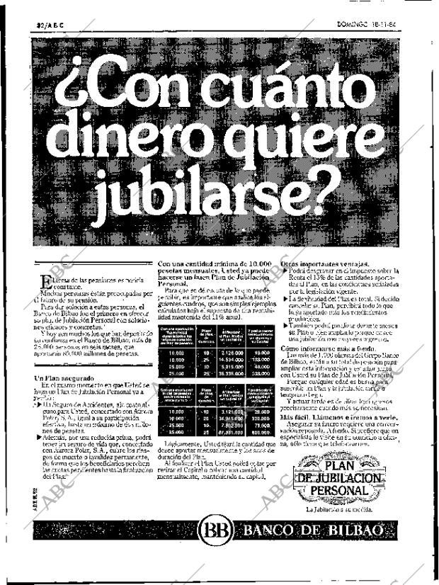 ABC SEVILLA 18-11-1984 página 32