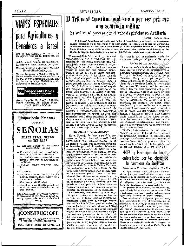 ABC SEVILLA 18-11-1984 página 36