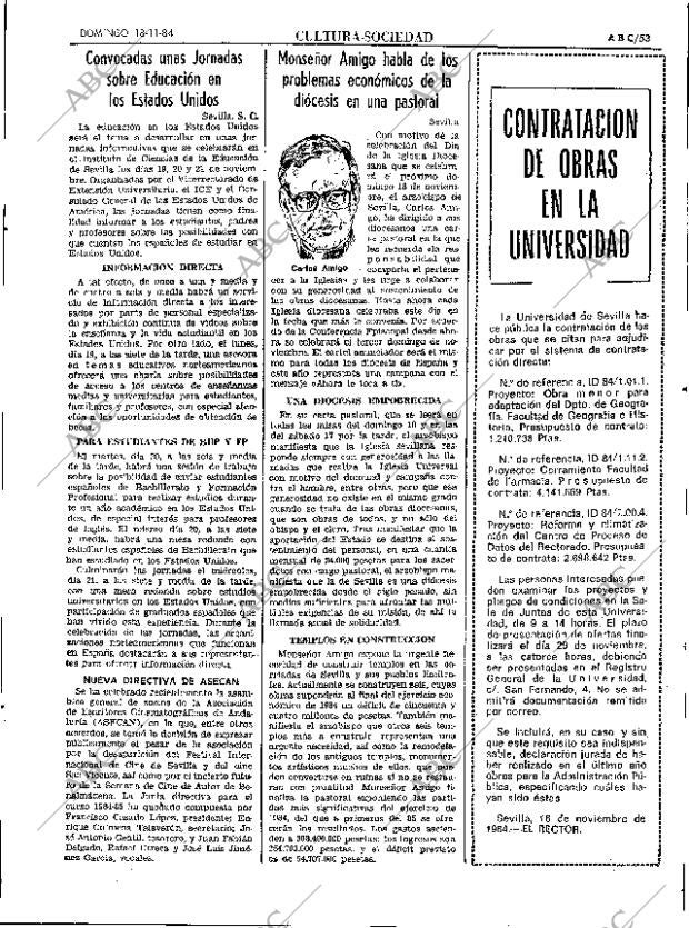 ABC SEVILLA 18-11-1984 página 53