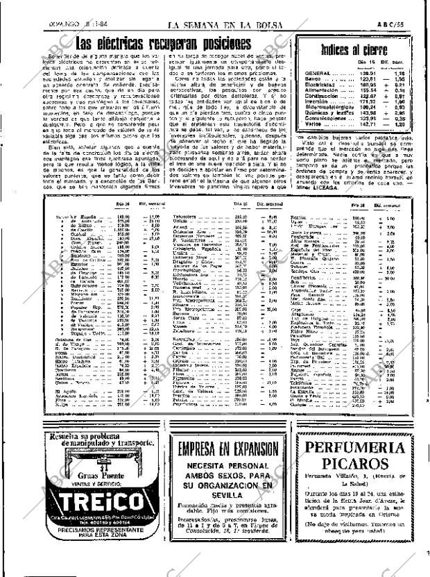 ABC SEVILLA 18-11-1984 página 55