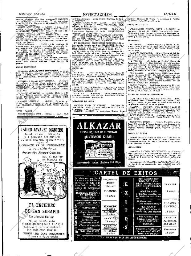 ABC SEVILLA 18-11-1984 página 67