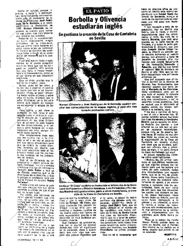 ABC SEVILLA 18-11-1984 página 85