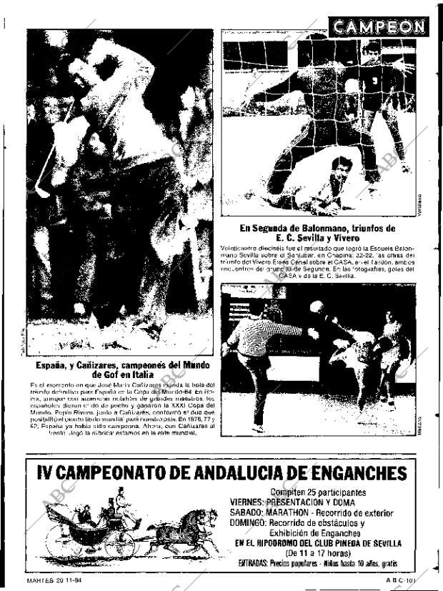 ABC SEVILLA 20-11-1984 página 101
