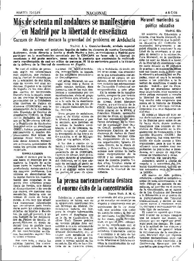 ABC SEVILLA 20-11-1984 página 25