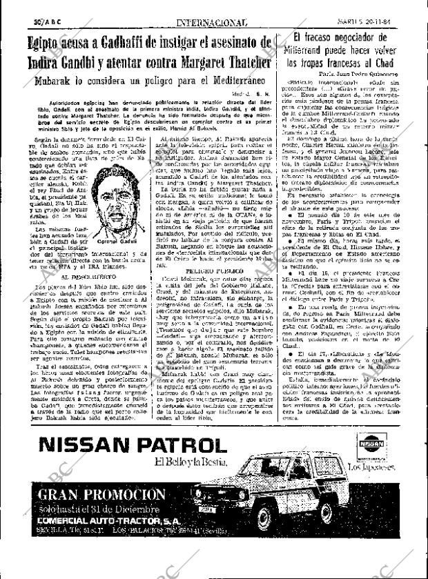 ABC SEVILLA 20-11-1984 página 30