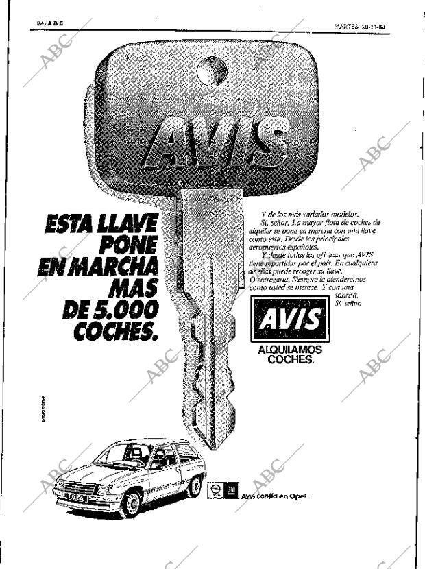 ABC SEVILLA 20-11-1984 página 34