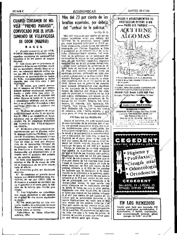 ABC SEVILLA 20-11-1984 página 60