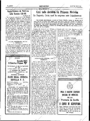 ABC SEVILLA 20-11-1984 página 74