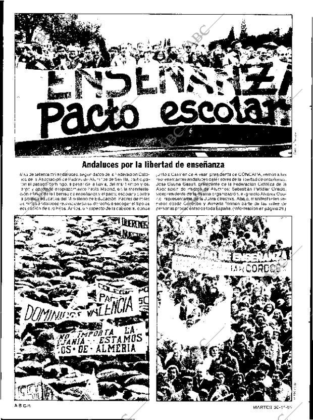 ABC SEVILLA 20-11-1984 página 8