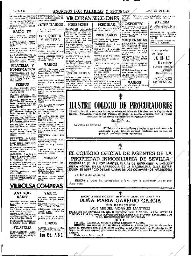 ABC SEVILLA 20-11-1984 página 86