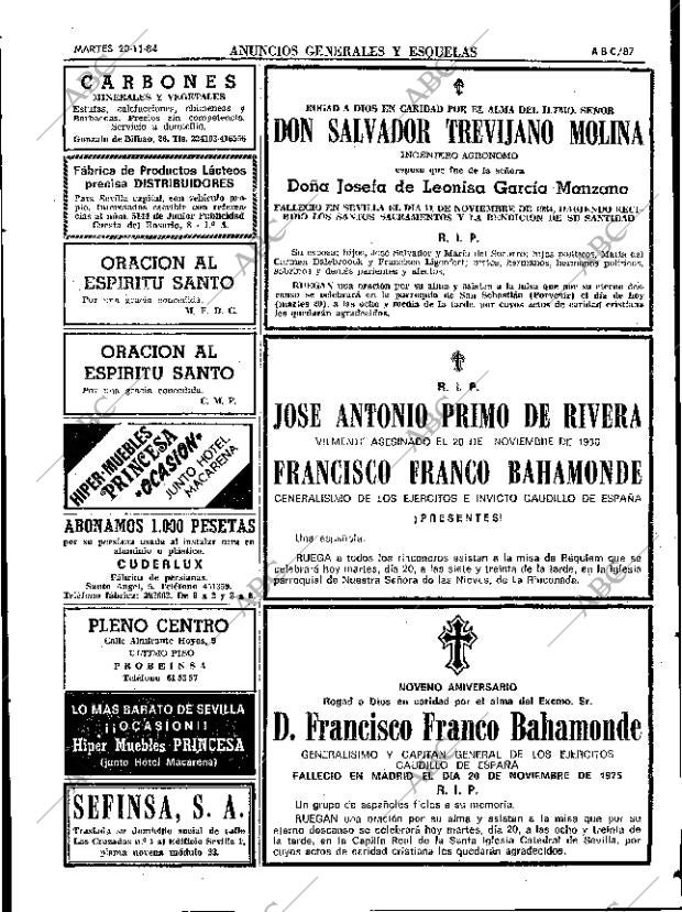 ABC SEVILLA 20-11-1984 página 87