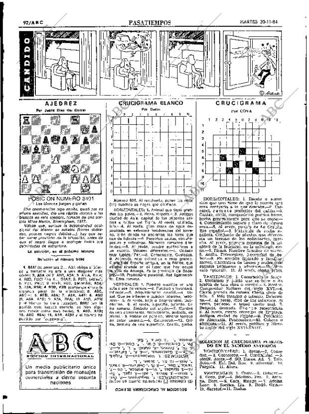 ABC SEVILLA 20-11-1984 página 92