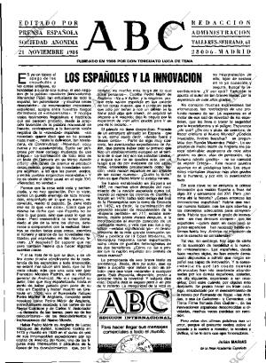 ABC MADRID 21-11-1984 página 3