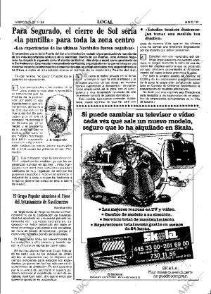 ABC MADRID 21-11-1984 página 39