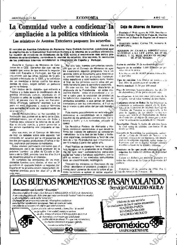 ABC MADRID 21-11-1984 página 63