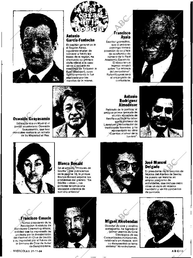ABC SEVILLA 21-11-1984 página 13