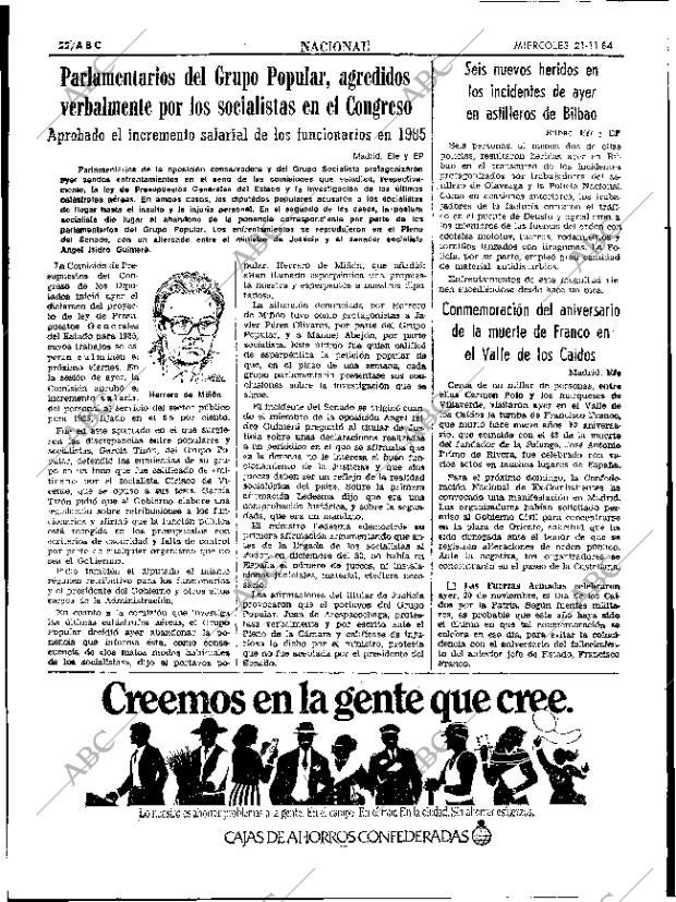 ABC SEVILLA 21-11-1984 página 22