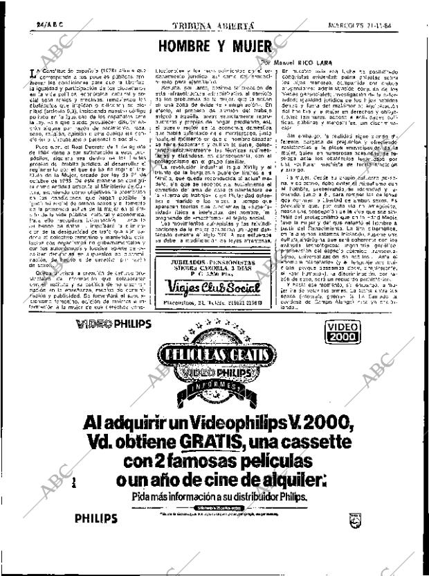 ABC SEVILLA 21-11-1984 página 24