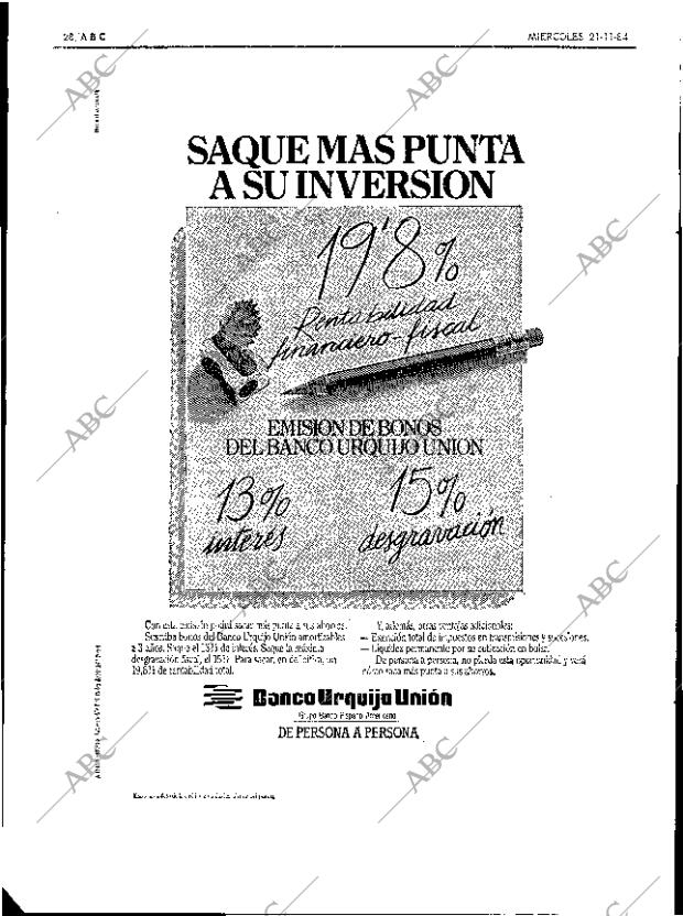 ABC SEVILLA 21-11-1984 página 28