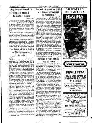 ABC SEVILLA 21-11-1984 página 55