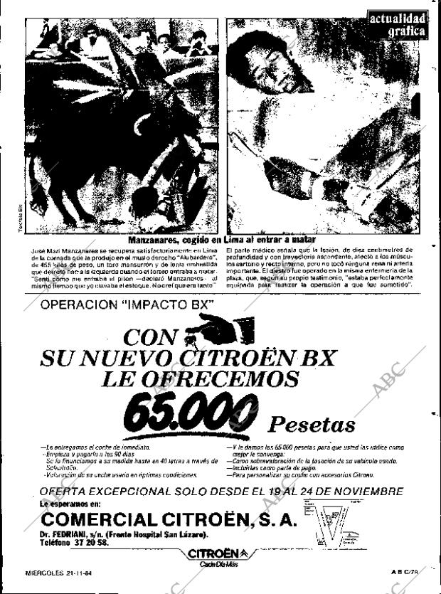 ABC SEVILLA 21-11-1984 página 87