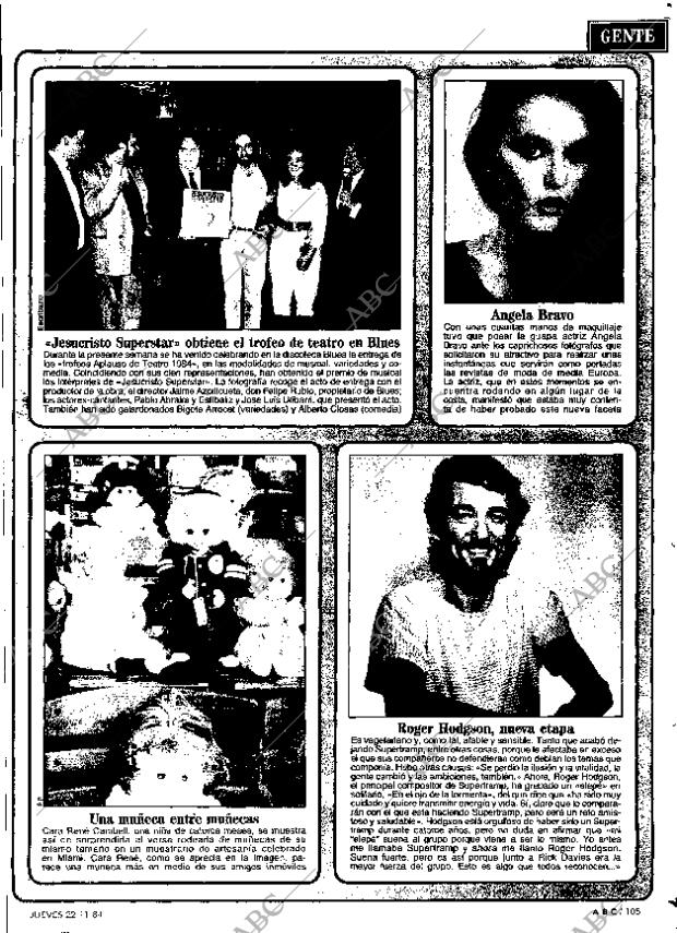 ABC MADRID 22-11-1984 página 105