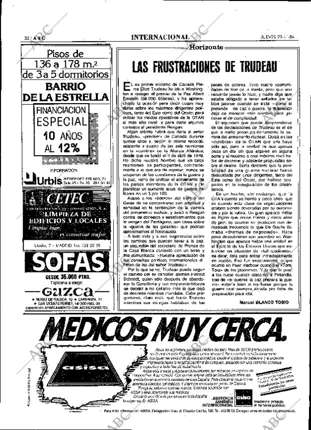 ABC MADRID 22-11-1984 página 32