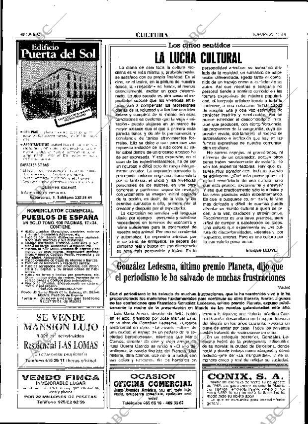 ABC MADRID 22-11-1984 página 48