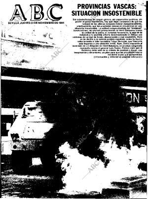 ABC SEVILLA 22-11-1984 página 1