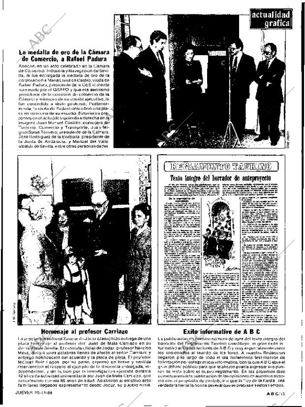 ABC SEVILLA 22-11-1984 página 13