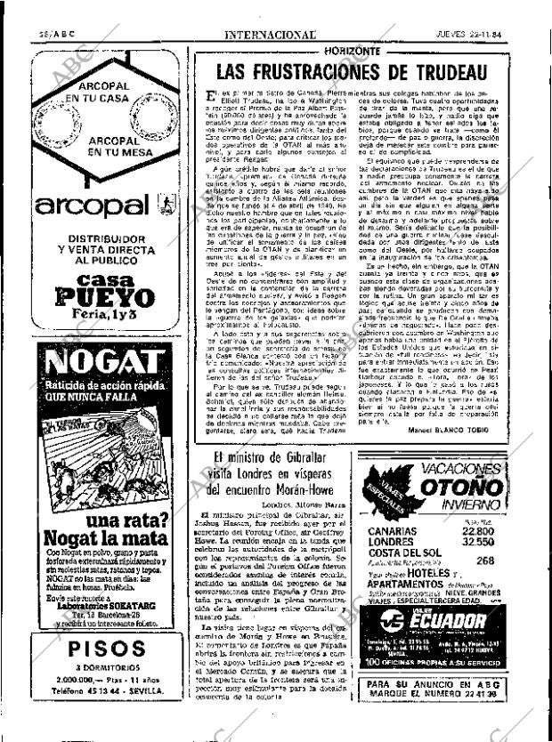 ABC SEVILLA 22-11-1984 página 28