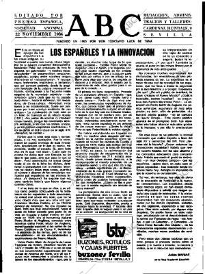 ABC SEVILLA 22-11-1984 página 3