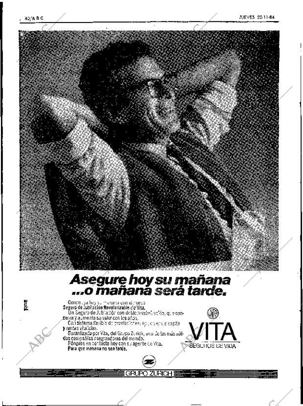 ABC SEVILLA 22-11-1984 página 40