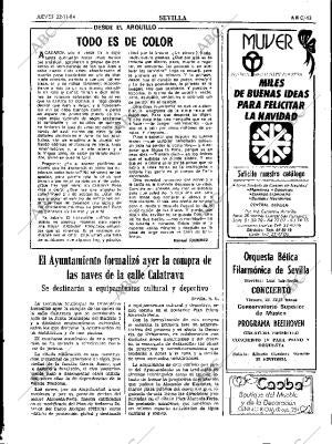 ABC SEVILLA 22-11-1984 página 43