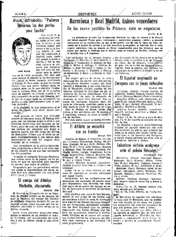 ABC SEVILLA 22-11-1984 página 56