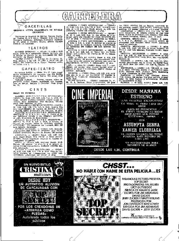 ABC SEVILLA 22-11-1984 página 61