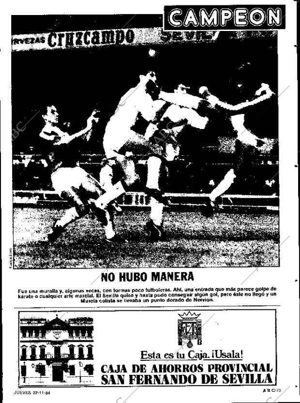 ABC SEVILLA 22-11-1984 página 73