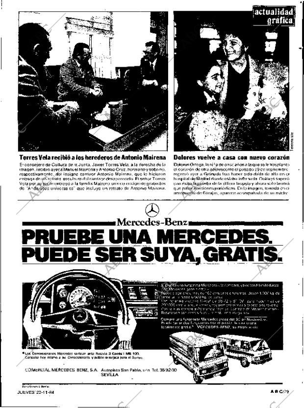 ABC SEVILLA 22-11-1984 página 79