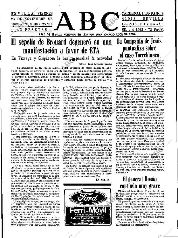 ABC SEVILLA 23-11-1984 página 13
