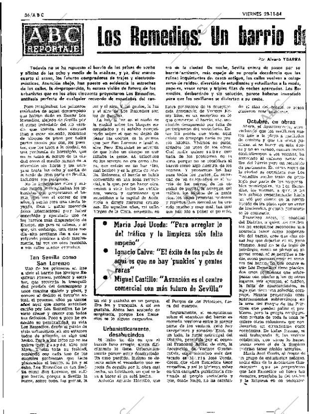 ABC SEVILLA 23-11-1984 página 36