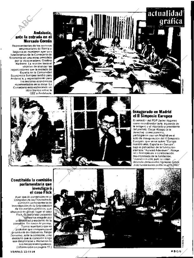 ABC SEVILLA 23-11-1984 página 5