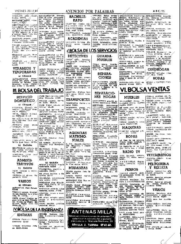 ABC SEVILLA 23-11-1984 página 55