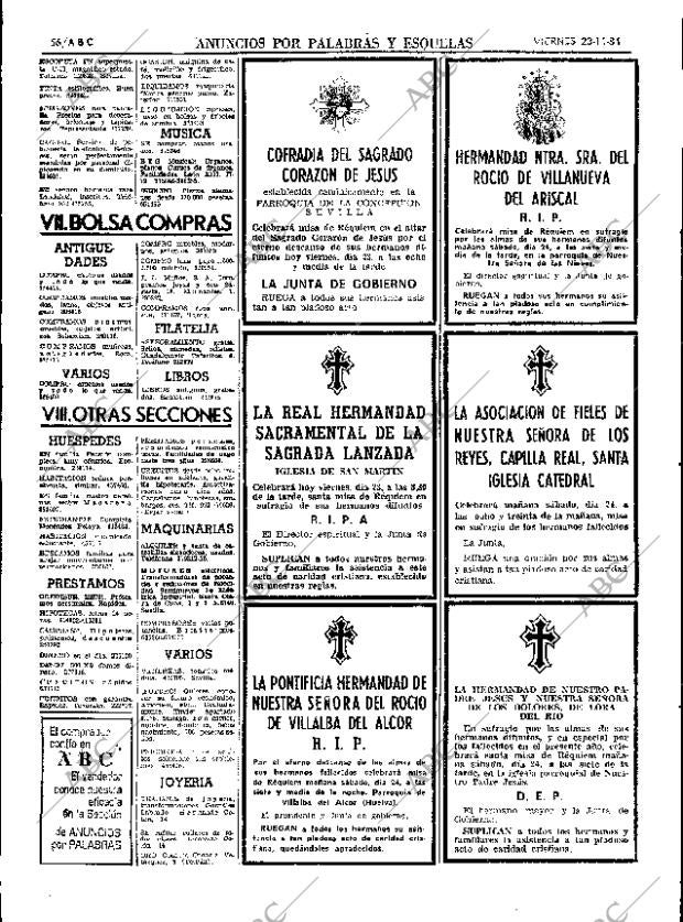 ABC SEVILLA 23-11-1984 página 56