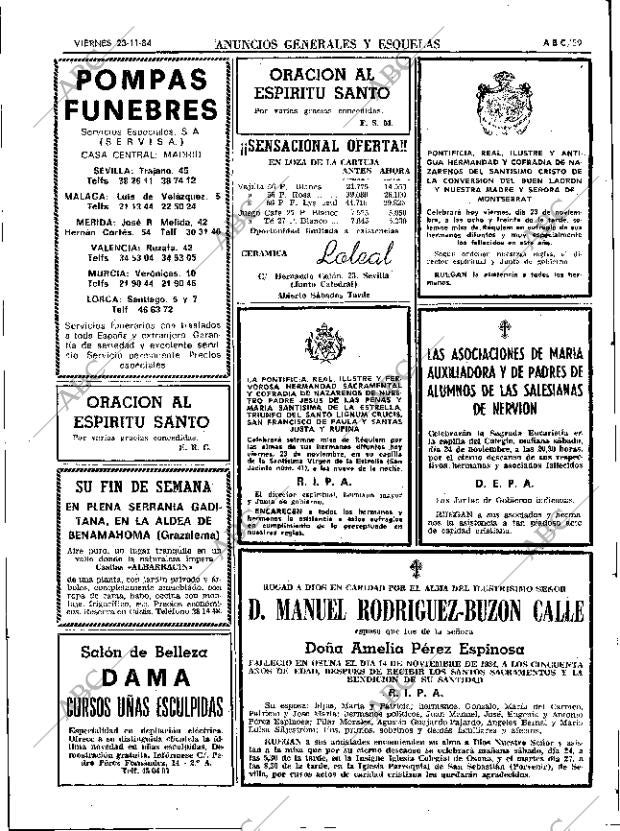 ABC SEVILLA 23-11-1984 página 59