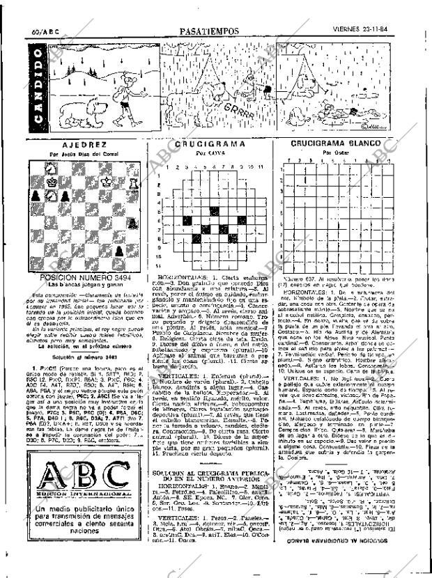 ABC SEVILLA 23-11-1984 página 60