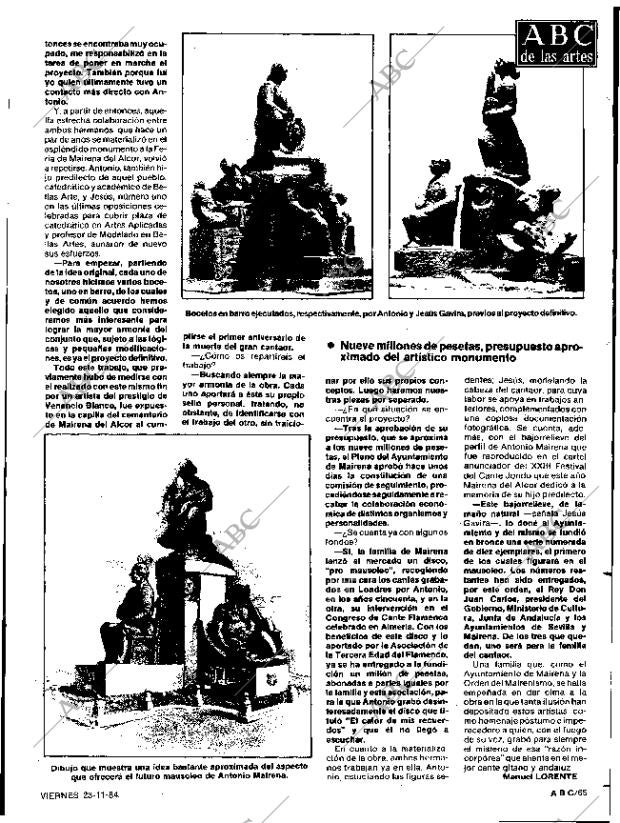 ABC SEVILLA 23-11-1984 página 65