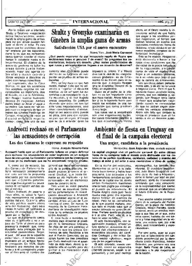 ABC MADRID 24-11-1984 página 27