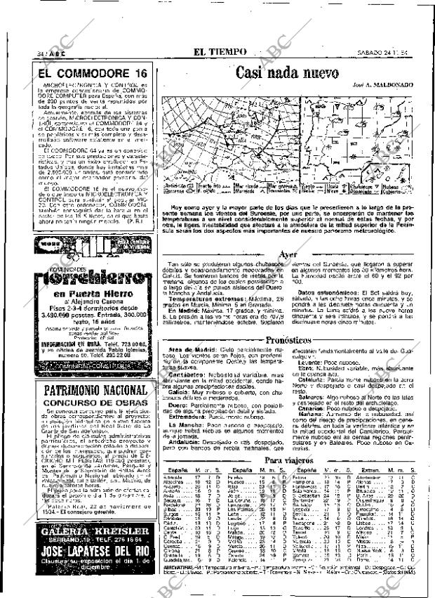 ABC MADRID 24-11-1984 página 34